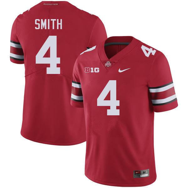 Jeremiah Smith Ohio State Buckeyes Jersey College Football Uniforms-Red